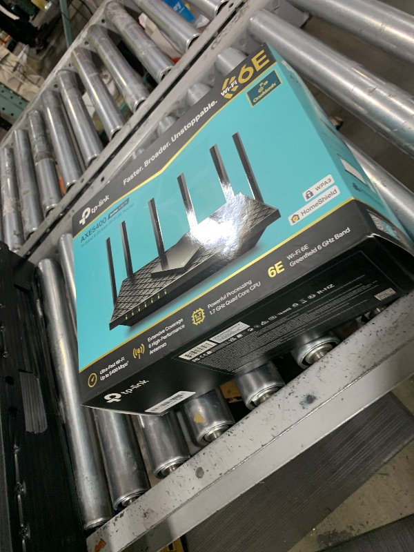 Photo 1 of TP-Link AXE5400 Tri-Band WiFi 6E Router (Archer AXE75)- Gigabit Wireless Internet Router, ax Router for Gaming, VPN Router, OneMesh, WPA3, Black