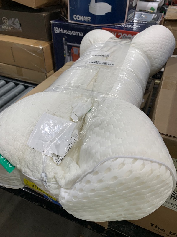 Photo 1 of UTTU Cervical Pillow for Neck Strain Relief, Memory Foam Neck Pillow for Sleeping, Adjustable Orthopedic Sandwich Pillow, Contour Cooling for Side Back Stomach Sleeper, Queen(23.6"×14"×4.7"/3.9")