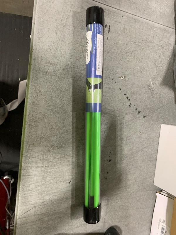 Photo 1 of Rhino Valley Golf Alignment Sticks - 2 Pack Collapsible Golf Practice Rods for Aiming, Putting, Full Swing Trainer, Posture Corrector with Clear Tube Case, Portable Golf Training Equipment, Green