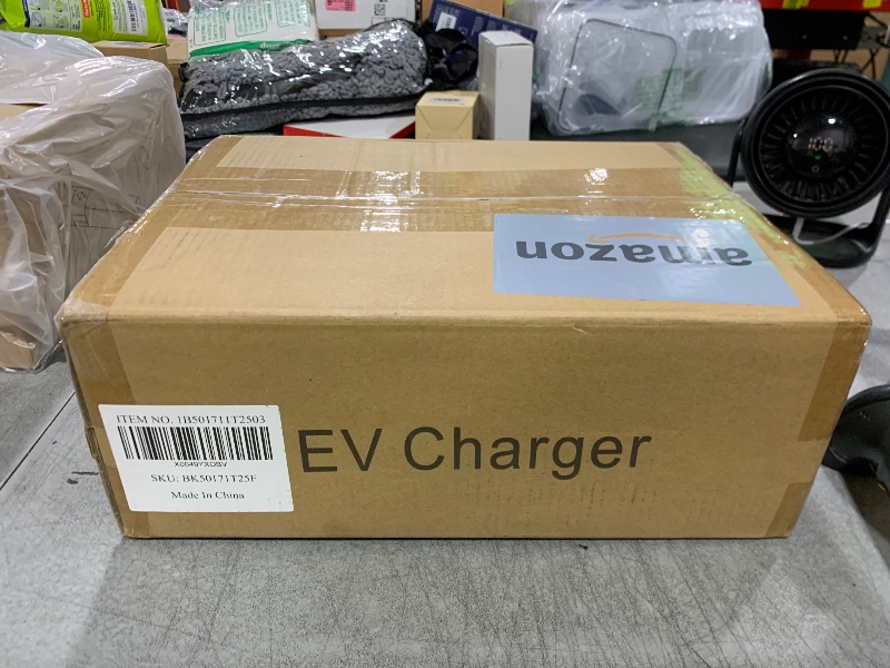 Photo 1 of SubSun Universal Portable Level 2 EV Charger 50Amp 240V Electric Car Charger for All North American EVs Includes J1772 and Tesla, 25FT EV Charging Cable with NEMA 14-50 Plug (with Tesla Adapter)