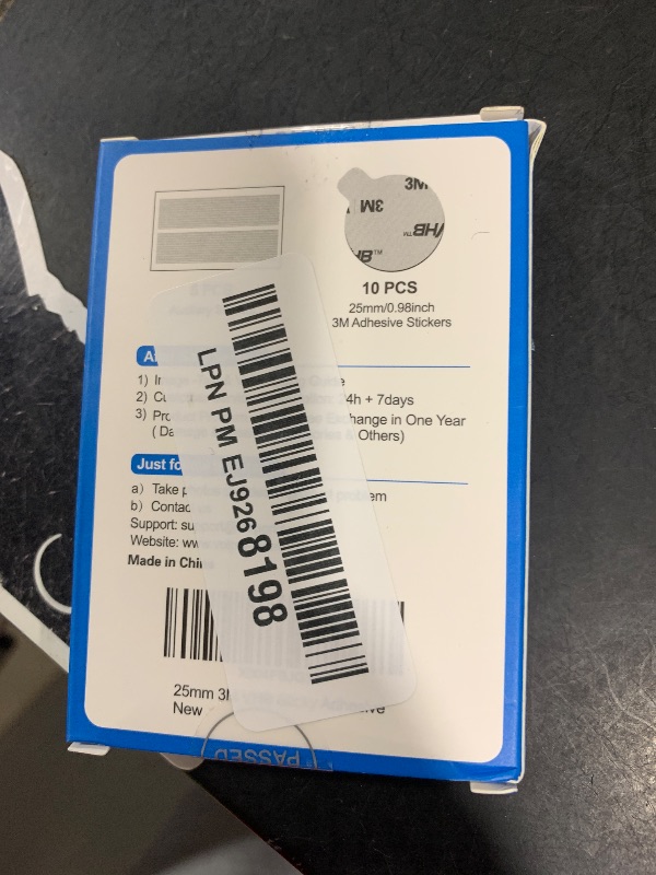 Photo 1 of 10 Pcs 3M Sticky Adhesive Pads for Car Magnetic Phone Holder, 1 inch Round VHB Double Sided Tape Replacement for Dashboard Cell Phone Mount & Mini Dash Cam Base, Strong 25mm Heat Resistant Sticker