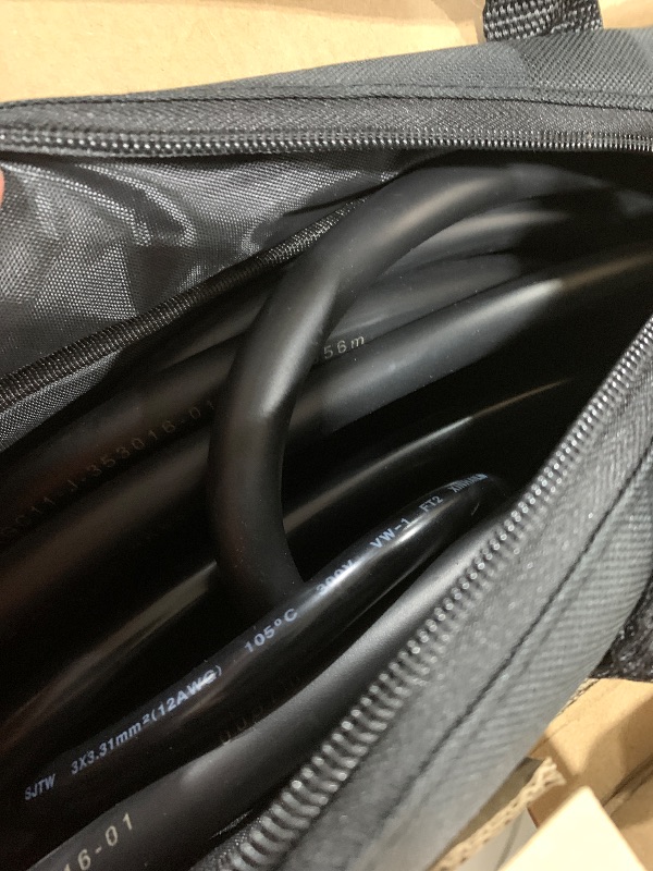 Photo 1 of SEGUMA Level 1/2 Tesla Charger, 12A/16A, 25ft Extension Cable, Dual Voltage 240V NEMA 6-20 Plug & 120V NEMA 5-15 Adapter, NACS Connector, Portable Home Electric Car EV Charger for Tesla Models Y/X/3/S