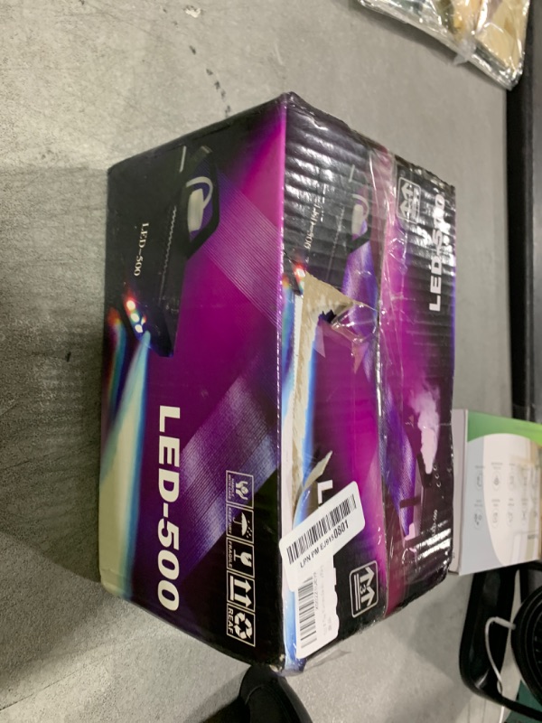 Photo 1 of 500W Fog Machine,Smoke Machine with LED Lights Wireless Remote Control for Halloween Wedding Party Disco Dj Effect