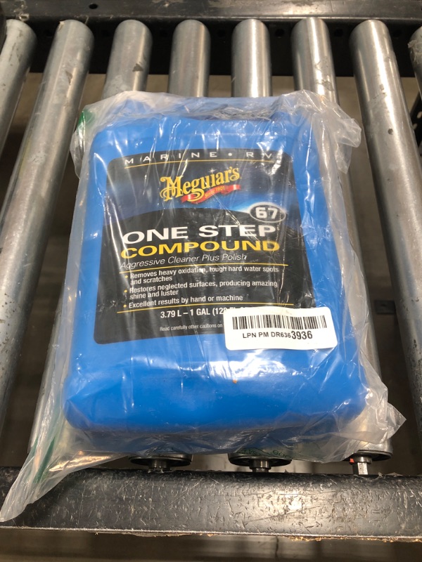 Photo 1 of Meguiar's M6701 Marine/RV One Step Compound, 1 Gallon (Packaging May Vary)