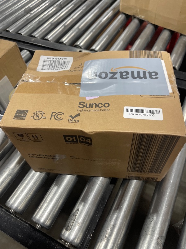 Photo 1 of Sunco 4 Pack LED Can Lights Eyeball Retrofit Gimbal 5/6 Inch Directional Recessed Lights, 12W=60W, 2700K Soft White, 800 LM, Dimmable Adjustable Angled Ceiling Downlight, UL.