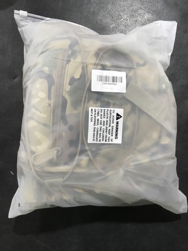 Photo 1 of COSCOOA Tactical Hydration Pack Backpack Military Daypack Water Backpack with 3L BPA Free Leak-Proof Water Bladder Military Daypack for Hiking, Running, Cycling, Hunting & Working Out