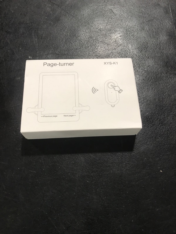 Photo 1 of Remote Control Page Turner for Kindle Paperwhite Oasis Kobo eReaders,Kindle Clicker Page Turner Accessories for iPhone,iPad, Android Tablets Reading Novels,Camera Video Record&Shutter Selfie (Black)