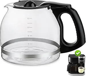 Photo 1 of 12-CUP Glass Replacement Coffee Carafe ONLY for KEURIG K-DUO Single Serve & Carafe Coffee Maker | NOT the K-Duo Essentials Model