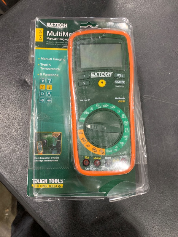 Photo 1 of Extech EX410A Professional True RMS Multimeter with 11 Functions