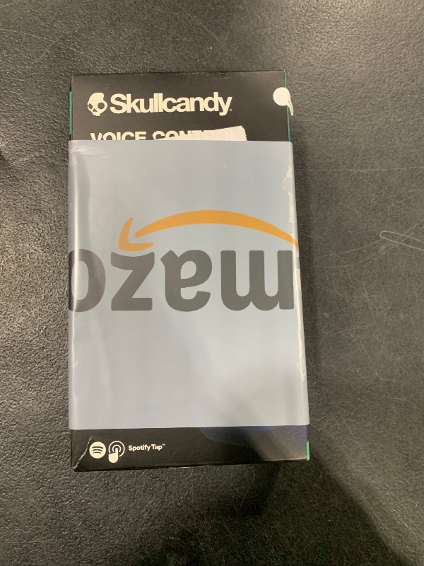 Photo 2 of Skullcandy Grind In-Ear Wireless Earbuds, 40 Hr Battery, Skull-iQ, Alexa Enabled, Microphone, Works with iPhone Android and Bluetooth Devices - Dark Blue/Green