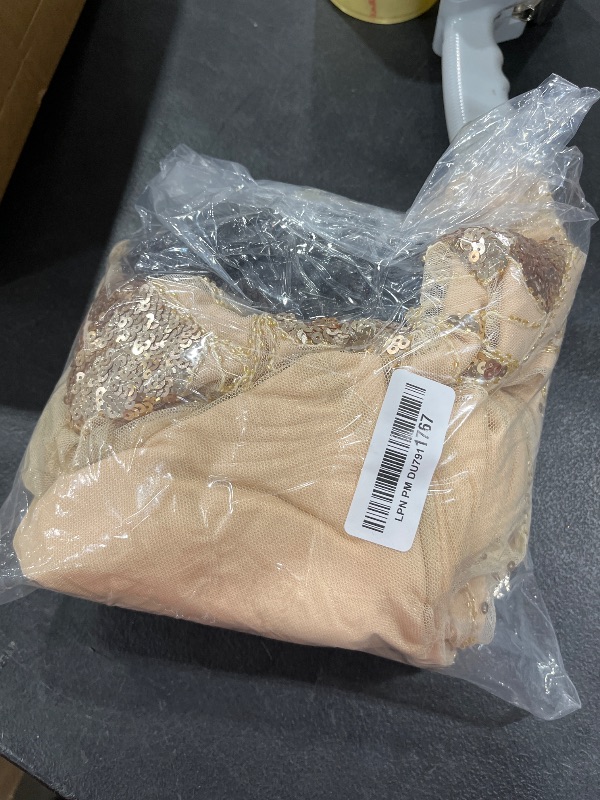 Photo 1 of Women's 1920s Flapper Dress Vintage 20s Great Gatsby Party Dress Fringe Sequin Maxi Evening Cocktail Dresses Lady Floor Length Long Prom Formal Wedding Dance Gown with 20s Accessories Set Apricot XL