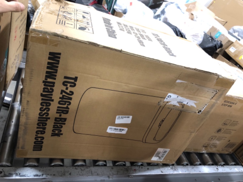 Photo 1 of Kitchen Trash Can with Lid, 13 Gallon Automatic Garbage Can for Bathroom Bedroom Home Office 50 Liter Touch Free High-Capacity Brushed Waste Bin