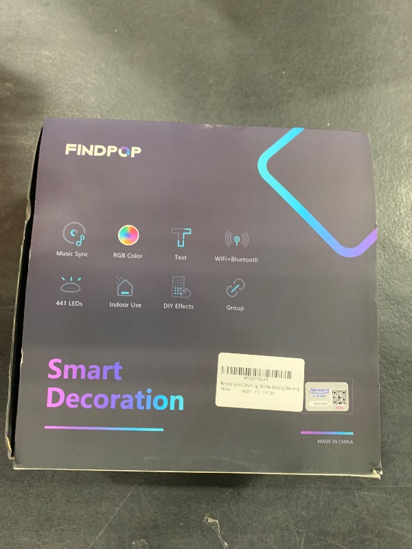 Photo 1 of Findpop AI Smart Curtain Lights, 441 LEDs Indoor Color Changing Lights, Music Sync Dynamic DIY, for Valentine's Party Decor, Holiday, Wedding Backdrop, Kids Bedroom, LivingRoom, Waterproof, 5.5x5.6FT