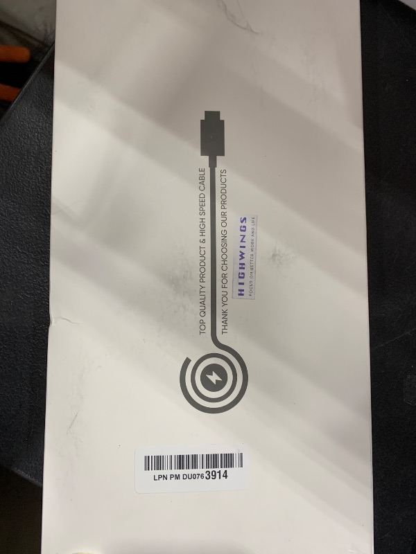 Photo 2 of Highwings 8K HDMI Cable 2.1 10FT/3M 2-Pack, 48Gbps High Speed HDMI Cord-Nylon Braided 8K60Hz 4K120Hz 4K144Hz 3D eARC HDR10 4:4:4 HDCP 2.2&2.3 QMS DSC VRR, Compatible for Laptop, Monitor, Roku TV,HDTV