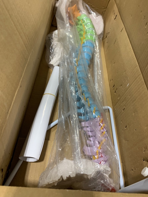 Photo 1 of EVOTECH Flexible Colored Human Spine Model for Anatomy, 34.8 Inches Life-Size Painted Flexible Spine Model with Stand, Chiropractic with Pelvis, Spine, Nerves and Vertebrae, Anatomical Spine Model
