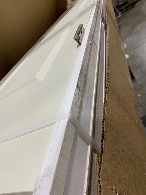 Photo 3 of National Door Company ZZ365040L Solid Core, Molded, 2-Panel, Left Hand, Prehung Interior Single Door, 18" x 80" on 6-9/16" Jamb, MDF