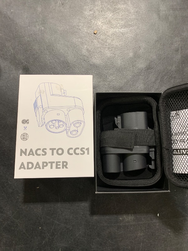 Photo 1 of Tesla Supercharger Adapter, NACS to CCS Adapter, Fast Charge Your CCS1 EV at Tesla Superchargers, Electric Vehicle Charging Adapter for Ford, Rivian, GM, Volvo and Polestar EVs