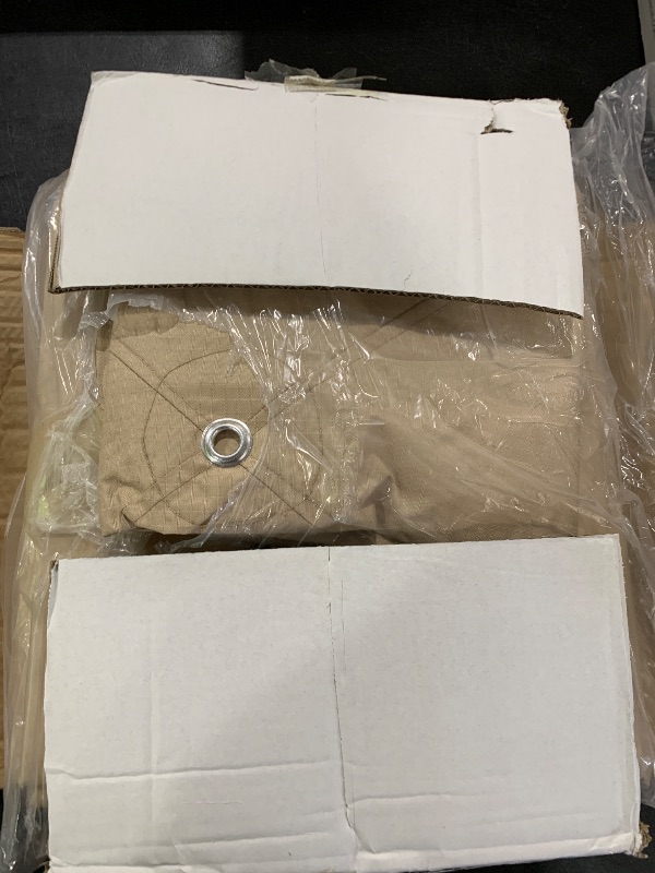 Photo 1 of Garden Winds LCM1514B-RS Riplock 350 Replacement Canopy for Broyhill Eagle Brooke Gazebo, Beige