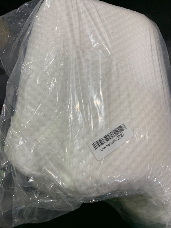 Photo 1 of Osteo Cervical Pillow for Neck Pain Relief, Hollow Design Odorless Memory Foam Pillows with Cooling Case, Adjustable Orthopedic Bed Pillow for Sleeping, Support for Side Back Sleepers