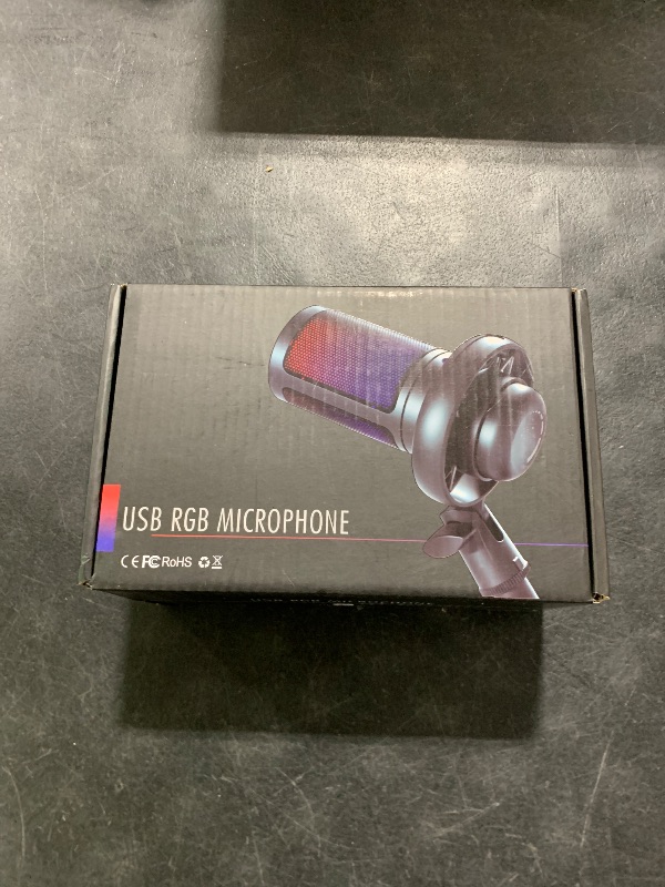 Photo 1 of COCONISE Gaming Microphone, USB PC Mic for Podcasts Videos, Streaming, Condenser Mic with Quick Mute, Tripod Stand, Pop Filter, RGB Indicator, Shock Mount, Rotate gain button, Compatible with PS4/5/PC