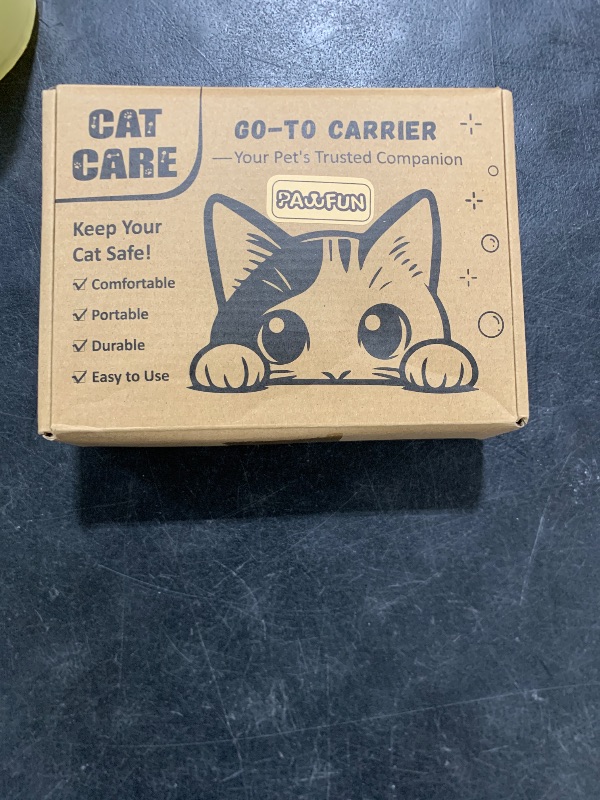 Photo 1 of Pawfun Cat Carrier Pouch, Soft Cat Carrier and Soothing Cat Grooming Bag, Breathable Cat Restraint Bag for Nail Clipping Vet Visits Medication Dental Care and Traveling Grey S