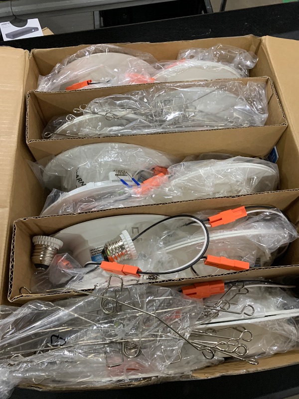 Photo 1 of Sunco 20 Pack LED Recessed 6 Inch, High Brightness 1700 LM, Selectable CCT 2700K/3000K/4000K/5000K/6000K, Dimmable Can Lights, Baffle Trim, 17W=120W, Damp Rated, Retrofit Installation - UL