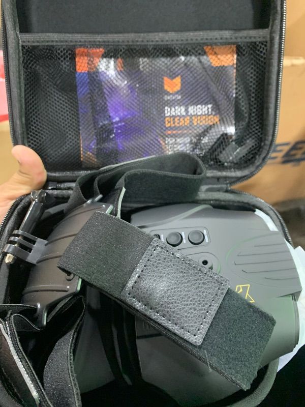 Photo 1 of Night Vision Goggles - Nightfox Swift 2 Pro NVG Goggles, Head or Helmet Mounted, Wide FOV, 1x Magnification NVGs, 1080p Video Recording, Stealth Infrared 940nm IR, Tactical Digital NODs for Airsoft