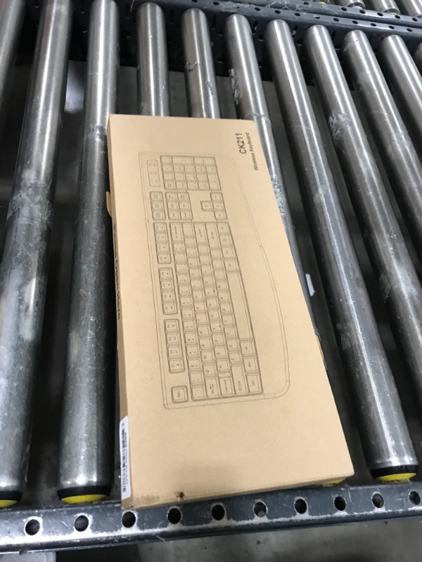 Photo 1 of EDJO Wireless Keyboard, 2.4G Ergonomic Full Size Wireless Computer Keyboard with Wrist Rest for Windows, Mac OS Desktop/Laptop/PC?Black?