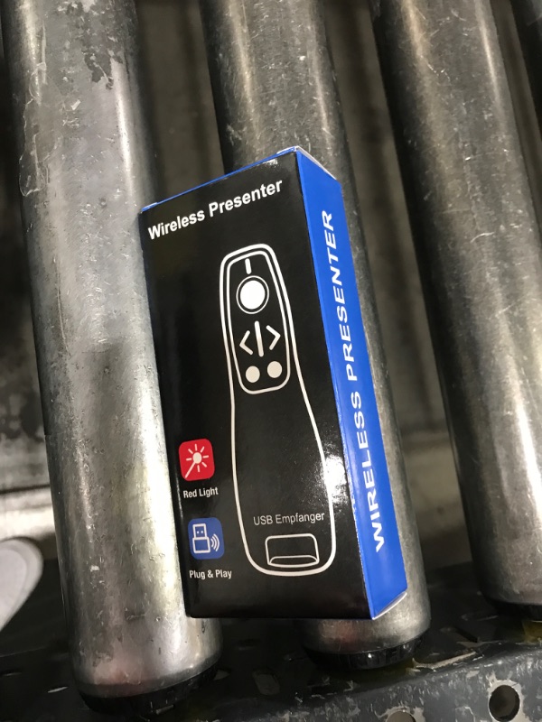 Photo 1 of 2-in-1 USB Type C Presentation Clicker Wireless Presenter Remote for PowerPoint, Powerpoint Clicker with Volume Control PowerPoint Slide Advancer for Mac, Computer, Laptop-E600