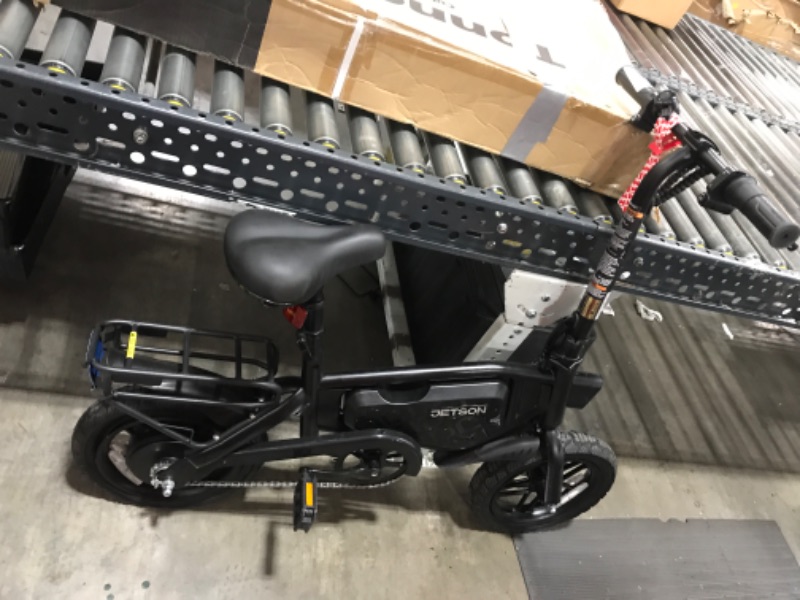 Photo 1 of Jetson Bolt Pro Max Electric Bike, Pedal Assist, Foldable, Built-in Carrying Handle, Lightweight Frame, LED Headlight, Cargo Rack, Twist Throttle & Cruise Control, Ages 12+, JBLTPM-BLK