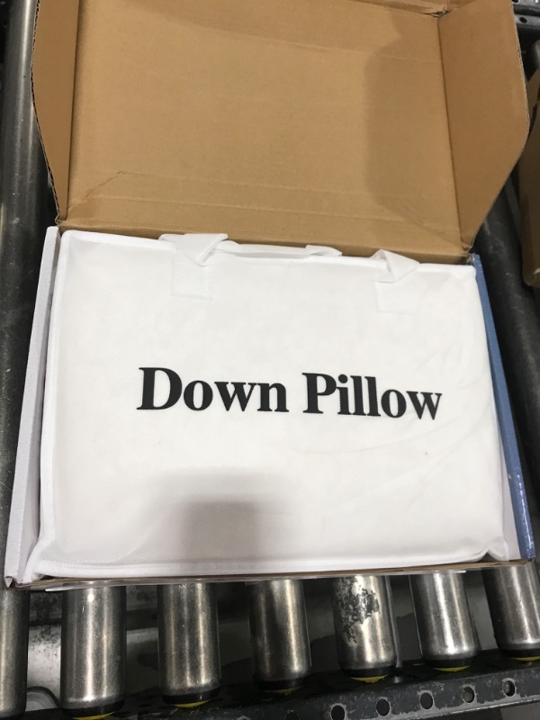 Photo 1 of Luxury Canada Goose Down Pillow 900 Fill Power 100% Cotton Pillowcase 20"X30" Bed Pillows Well Balance of Softness and Firmness (Queen Pack of 2)
