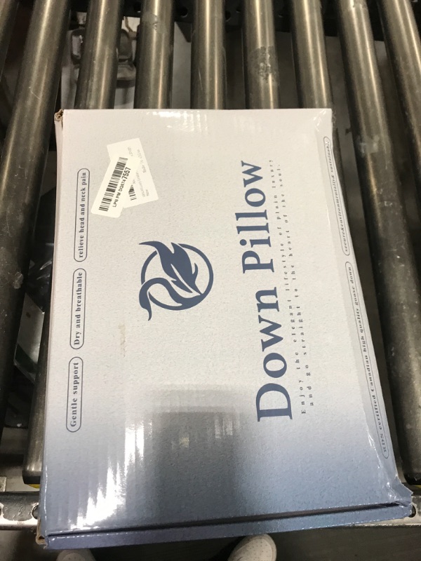 Photo 1 of Luxury Canada Goose Down Pillow 900 Fill Power 100% Cotton Pillowcase 20"X30" Bed Pillows Well Balance of Softness and Firmness (Queen Pack of 2)
