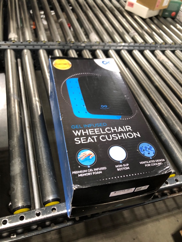 Photo 1 of Everlasting Comfort Memory Foam Wheelchair Cushion - Gel Seat Cushion for Seniors and Adults - Pressure Relief and Tailbone Pain Support - Ventilated and Soft Cushion for Ultimate Comfort