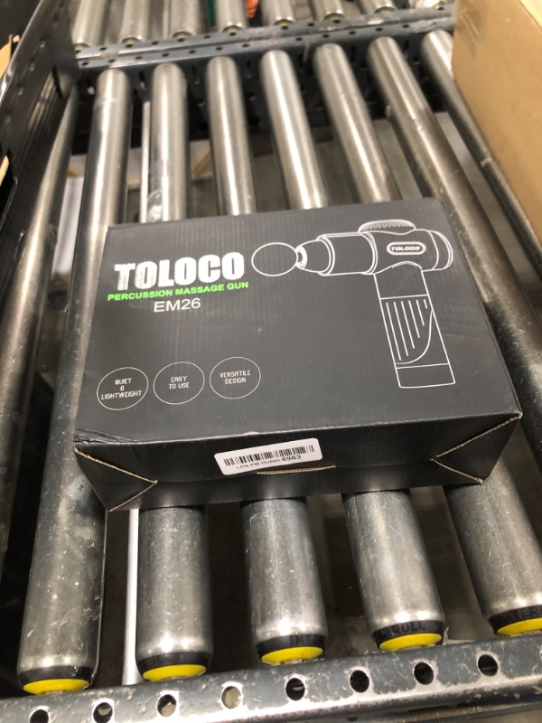 Photo 1 of TOLOCO Massage Gun, Deep Tissue Back Massage for Athletes for Pain Relief, Percussion Massager with 10 Massages Heads & Silent Brushless Motor, Mothers Day Gifts for Mom, Black