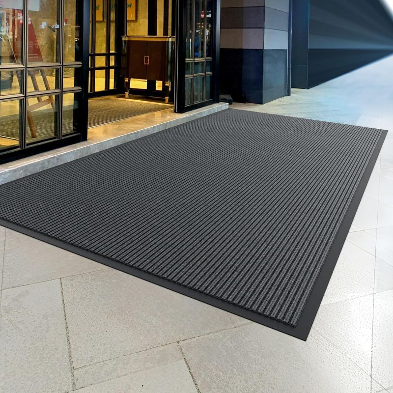 Photo 1 of Amyracel Front Door Mat Indoor Outdoor Entrance, 120'' x 36'' Inches Heavy Duty All-Season Weather Doormat, Stain and Fade Resistant, Low Profile, Easy Clean Patio Entryway Mat