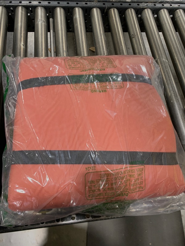 Photo 1 of INVOKER 3.15" Self-Inflating Camping Sleeping Pad, Ultra-Thick Foam Fast Inflating Camping Mat Air Mattress with Pillow, 4-Season Insulated for Tent, Car, Camping, Travel, Khaki with Pink-Orange