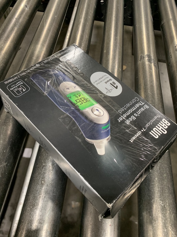 Photo 1 of Braun ThermoScan 7+ Connect Digital Ear Thermometer - Family Care App Compatible, Age Precision Technology, Color-Coded Display, No. 1 Brand Recommended by Pediatricians, FSA and HSA Eligible