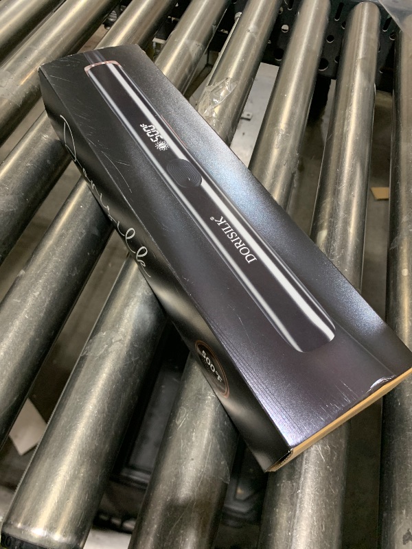 Photo 1 of DORISILK 500 Degree High Temp Professional Hair Straightener?30s Fast Heating Ceramic Flat Iron ?2 in 1 Hair Straightener and Curler?Plasma Flat Iron Get Frizz-Free ?Dual Voltage for Travel Using