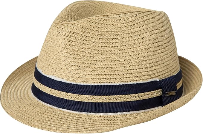 Photo 1 of Comhats Oversize L Mens Summer Straw Fedoras Sun Hats Panama Derby Packable 57-64cm 22.4"-25.2" 7 1/8-8