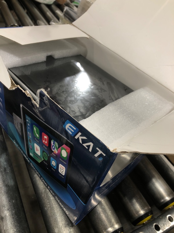 Photo 1 of 10.1 inch Single Din Car Stereo with CarPlay and Android Auto, Detachable Touch Screen Radio with Mirror Link/1080P/EQ Audio/SWC/Bluetooth +Backup Camera+MIC