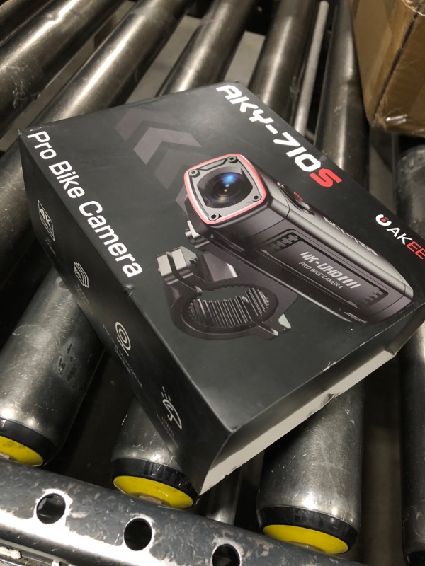 Photo 1 of AKEEYO AKY-710S Motorcycle/Bike Camera 4K 28fps, 2K 55fps, Wide-Angle 142°, IP67, 5MP, Loop & Emergency Recording, Parking Monitor, Bicycle,Outdoor Sports, Rechargeable, 64GB Card Included