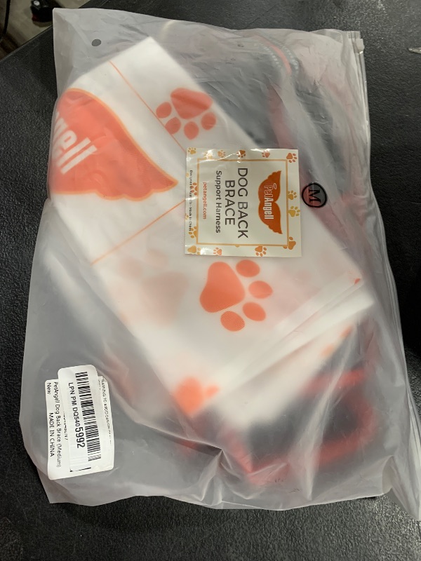 Photo 1 of Dog Back Brace - Specialized IVDD, Arthritis Relief, Herniated Disc, Slipped Disc, Surgery Recovery - Dog Spine Support Harness - PetAngell - Medium