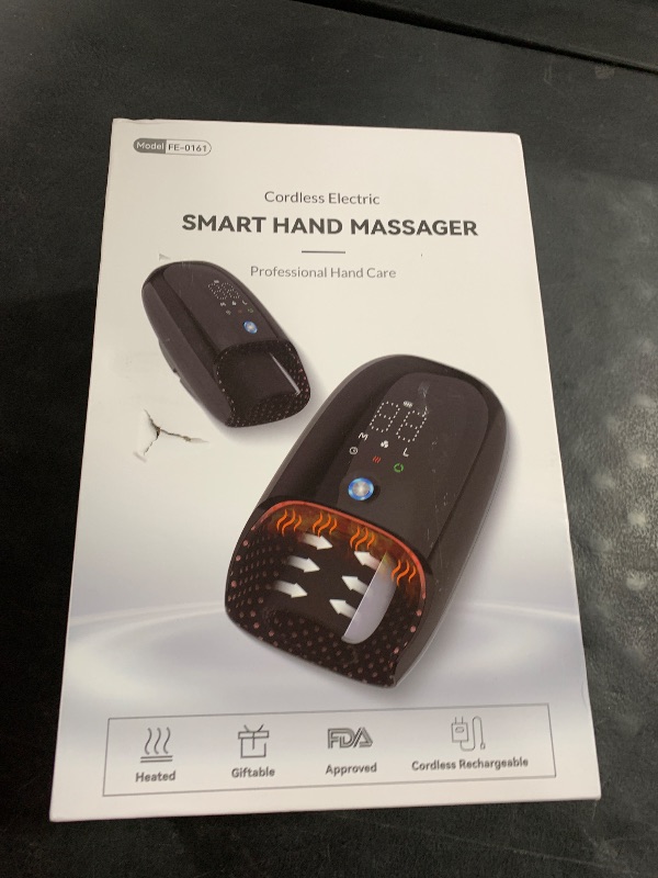 Photo 1 of FSA HSA Eligible Hand Massager with Kneading Rollers Massage for Arthritis Carpal Tunnel Pain Relief,Cordless Handheld Massager Machine with Heat and Compression & Kneading Massage,Gifts for Women Men