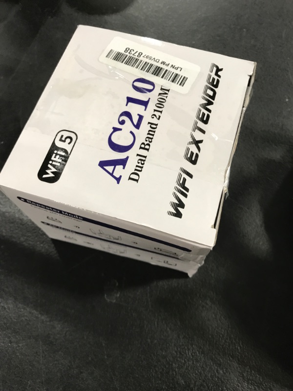 Photo 1 of 2025 AC2100 WiFi Extender - WiFi Extender Signal Booster with Gigabit Ethernet Port, WiFi Booster Dual-Band(5.8G&2.4G) Coverage to 12888 sp.ft, Faster Speed, Compatible with Multiple Devices