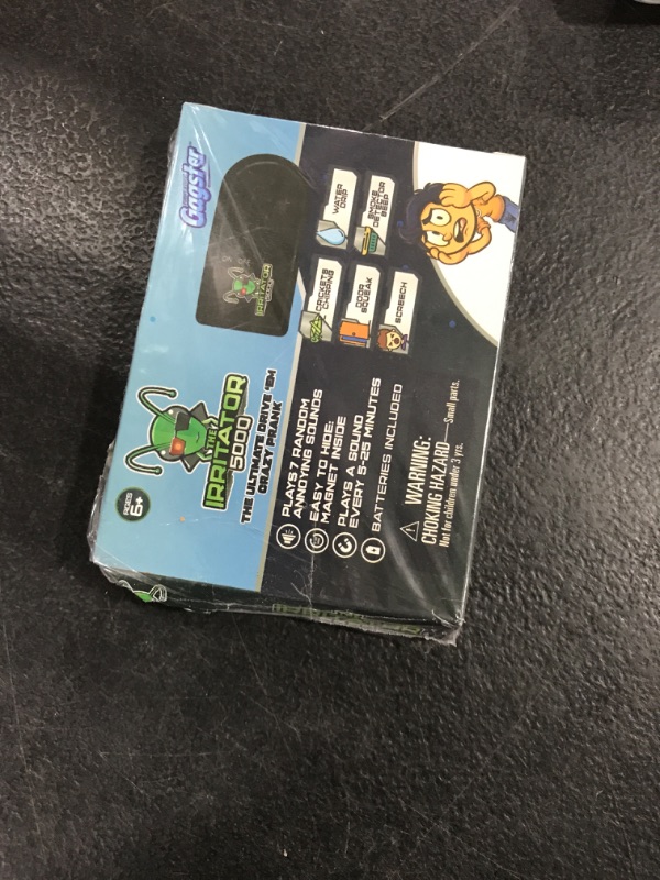 Photo 1 of Gagster The Irritator 5000 - Hilarious Gag Gift, Noise Maker, Hidden Chirp & Meow Sounds, Funny Prank Device for Pranksters, Fake Cricket, Cat & Beeping Sound Toy, Ideal for Kids & Adults