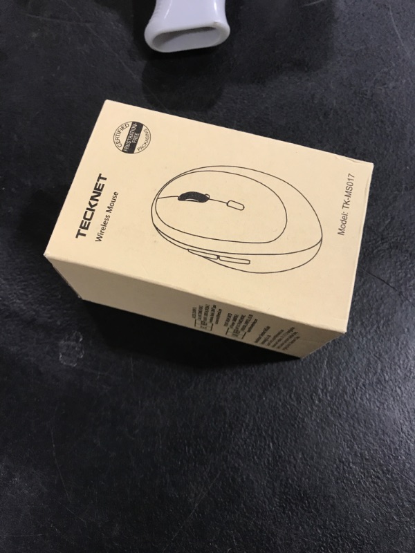 Photo 1 of TECKNET Ergonomic Mouse, 4800 DPI Wireless Vertical Mouse, 5 Adjustable DPI Levels, 6 Buttons, 2.4G Silent Wireless Mouse for Laptop, PC, Chromebook, Mac - Black