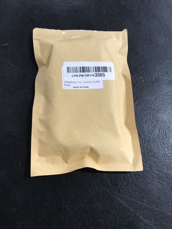 Photo 1 of ISPINNER 6pcs 1-1/4 Inch PVC Pipe Straps, 2 Holes Plastic Conduit Strap for PVC Pipes, Conduit and Cables, UL Listed