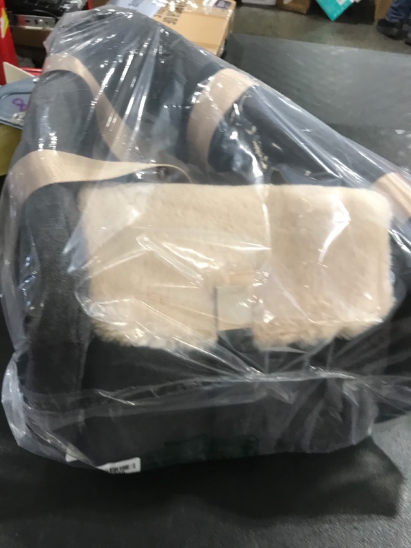 Photo 1 of Cathpetic Dog Car Booster Seat - Cat Carrier with Safety Tethers for Dogs & Cats, Easy Carrying Strap, Travel Bags