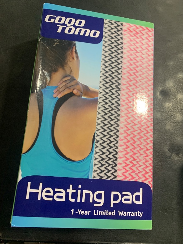 Photo 1 of GOQOTOMO Flower Heating Pad for Back Pain Relief- 12" x 24"12 Heat Levels, 8 Timers Stay on, Machine Washable -F1224