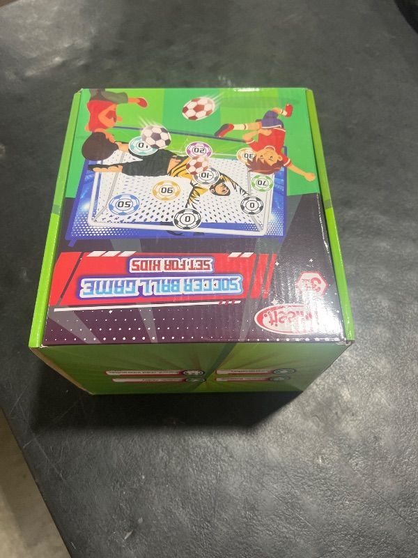 Photo 1 of Billeeit Soccer Ball Game Set for Kids, Outdoor Party Games Toy Soccer Game Trainer Ball Set(2 Balls and 1 Target)